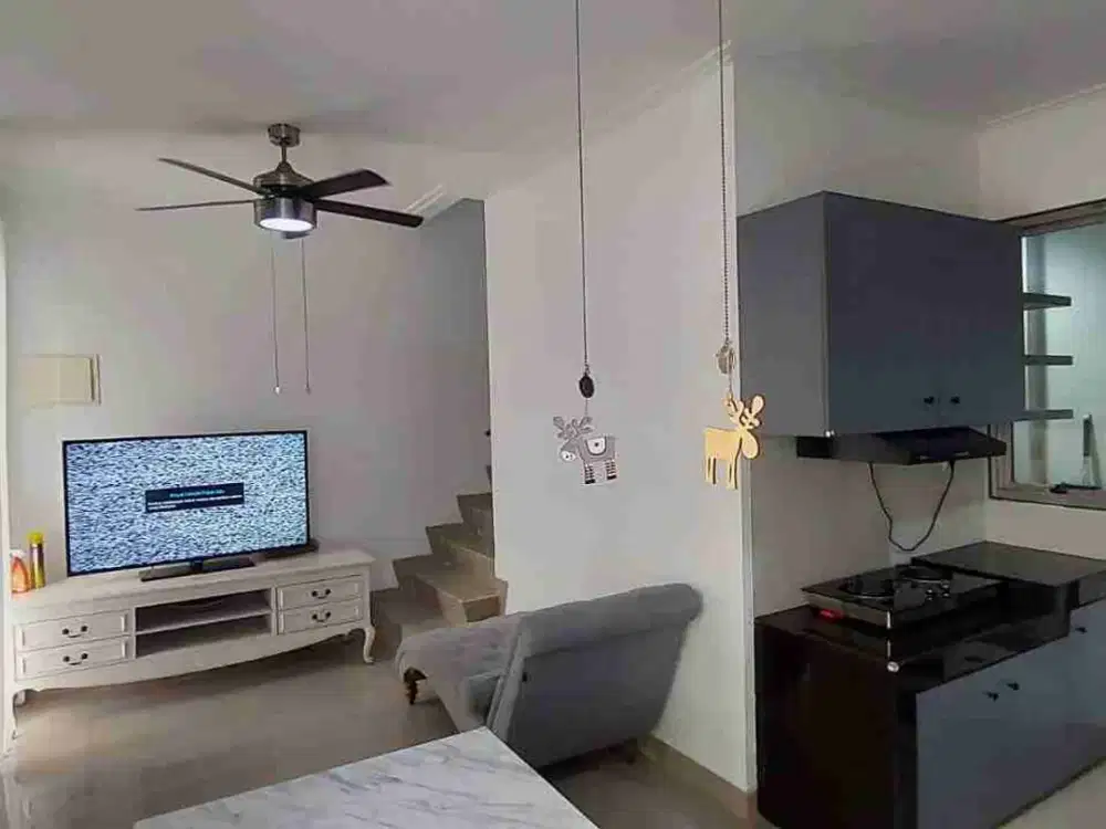 Rumah Furnish Interior siap huni tinggal bawa koper