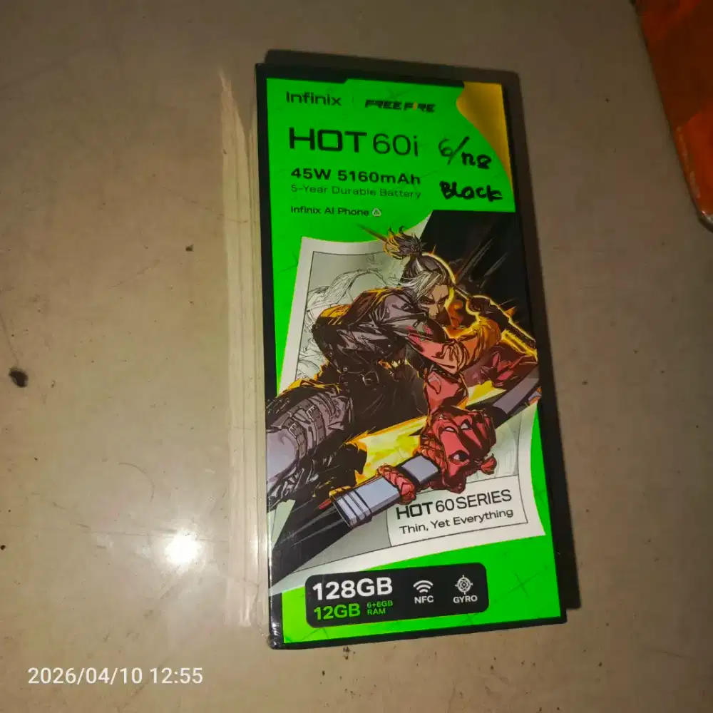 INFINIX HOT 60I Ram 6/128