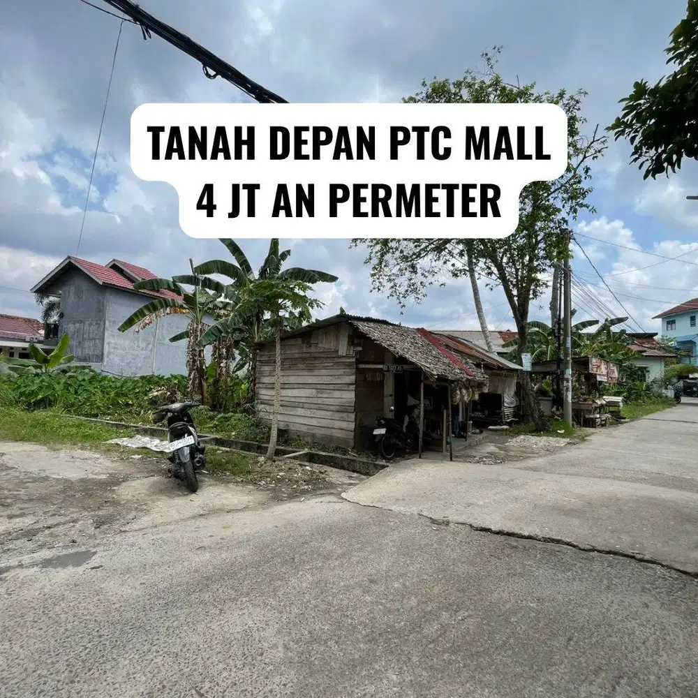 TANAH KAVLING COCOK UNTUK KOSAN DEPAN PTC MALL PALEMBANG