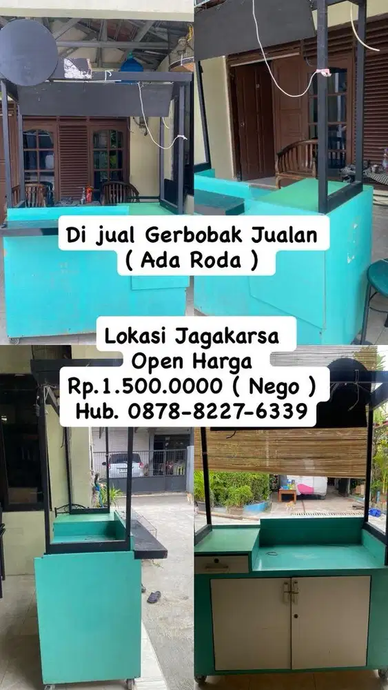 Gerobak Jualan ( Roda 4 )