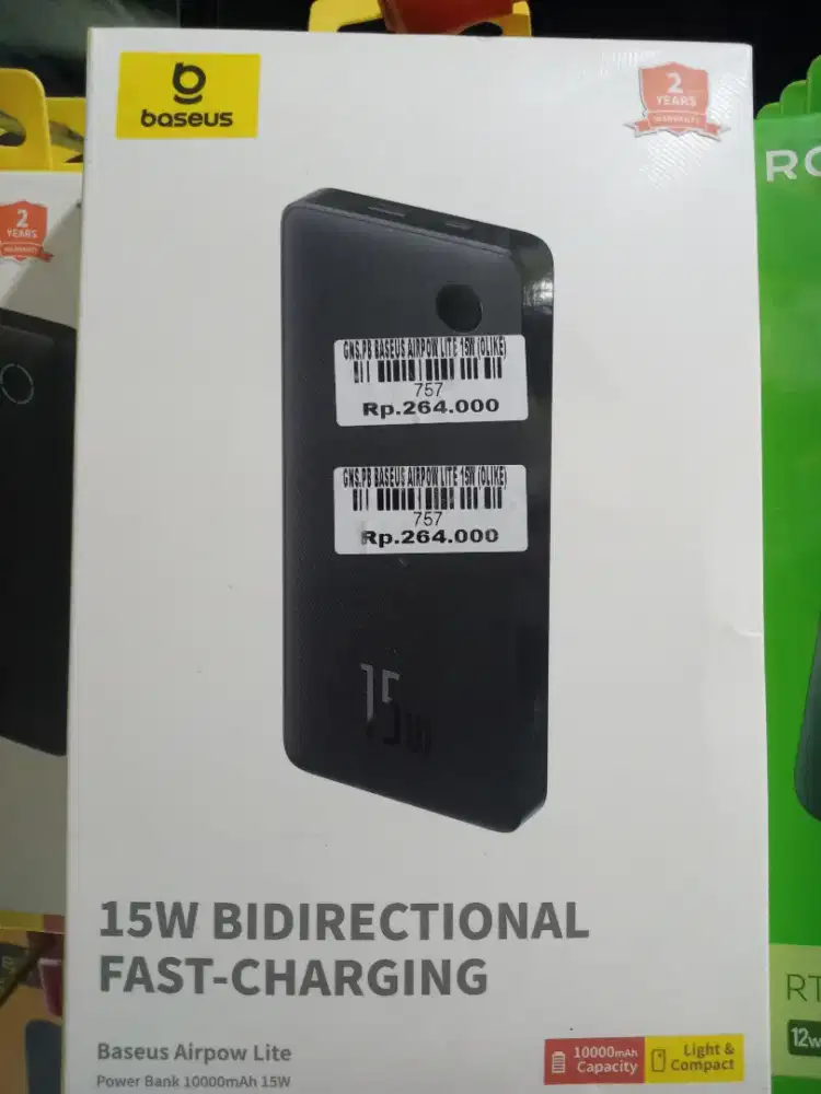 PB BASEUS AIRPOW LITE 15W| ATLANTIS DAHSYAT