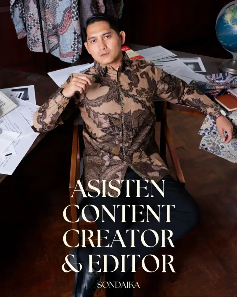 Lowongan Asisten Content Creator & Editor