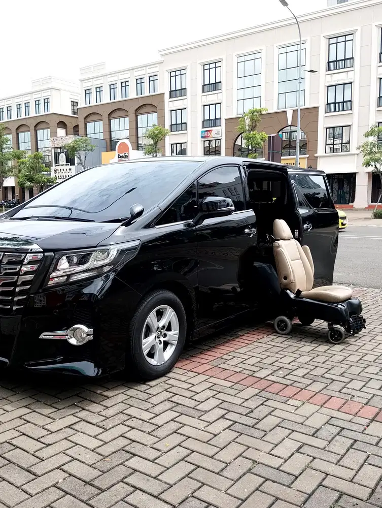 WELCAB Alphard 2016 nik15 CBU Jok kursi roda asli cbu japan