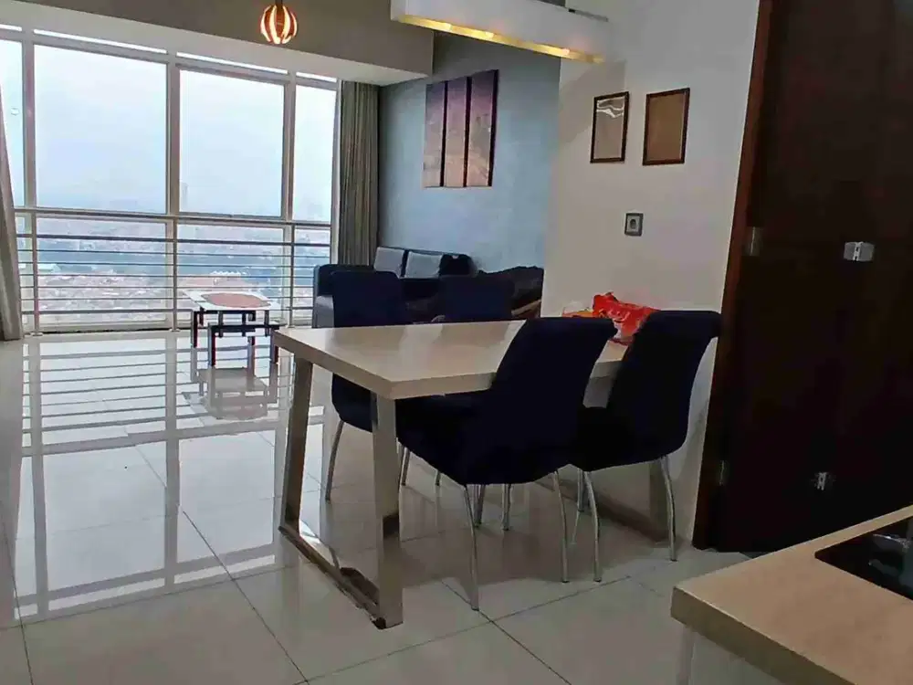 sewa apartemen Marvell city 3 bed room  full furnished bulanan- tahunan dekat