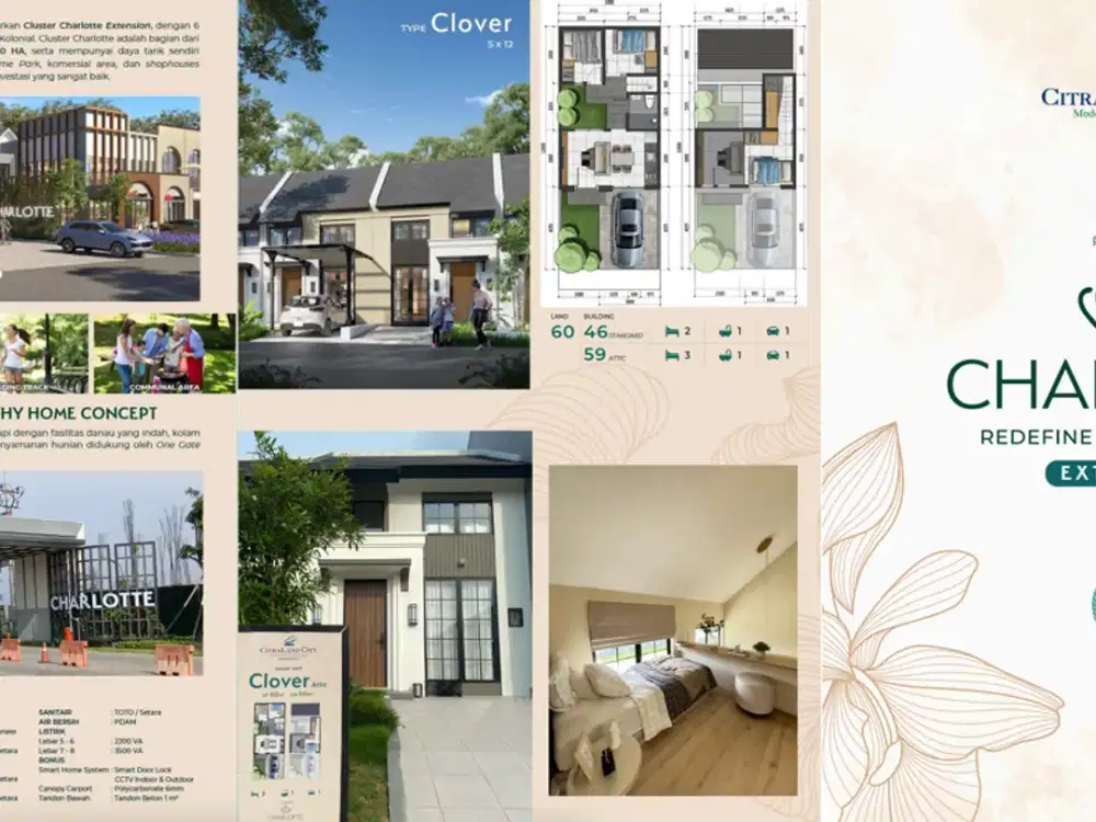 Charlotte CitraLand City Kedamean (Redefine Modern Collonial) - DP Subisdi