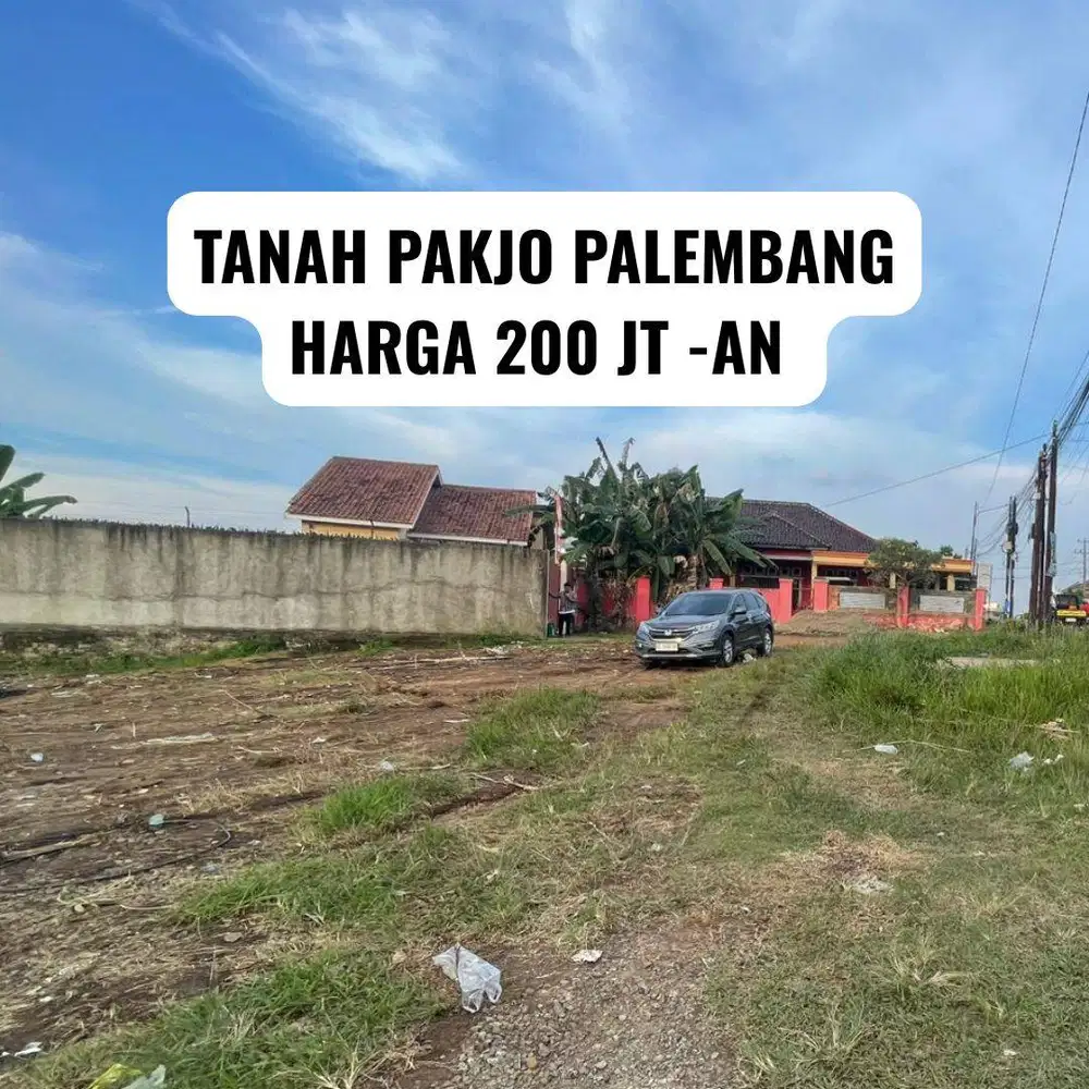 tanah kavling pakjo irigasi kota palembang