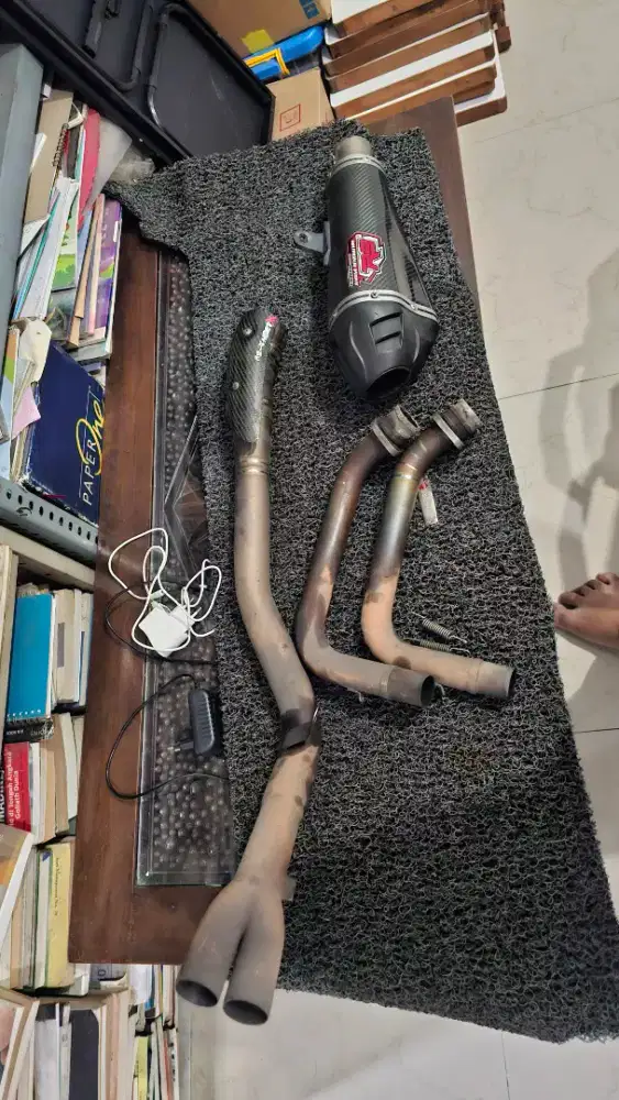 Knalpot R9 Austin Carbon Full System CBR 250RR