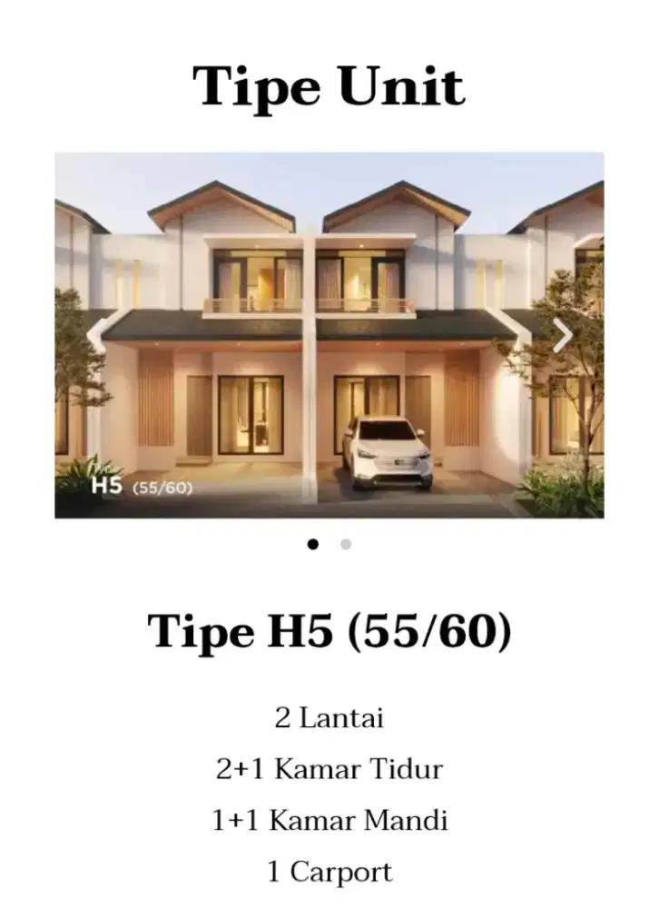 Hot Promo Rumah Hoshi Lebar 5 Harapan Indah Bekasi