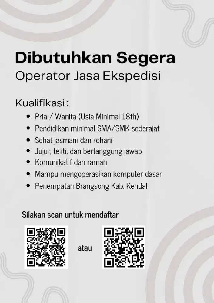 Operator Jasa Ekspedisi