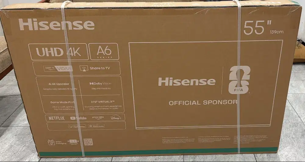 Jual Bawah Harga Pasar TV Baru Merk Hisense A6Q 55 inch