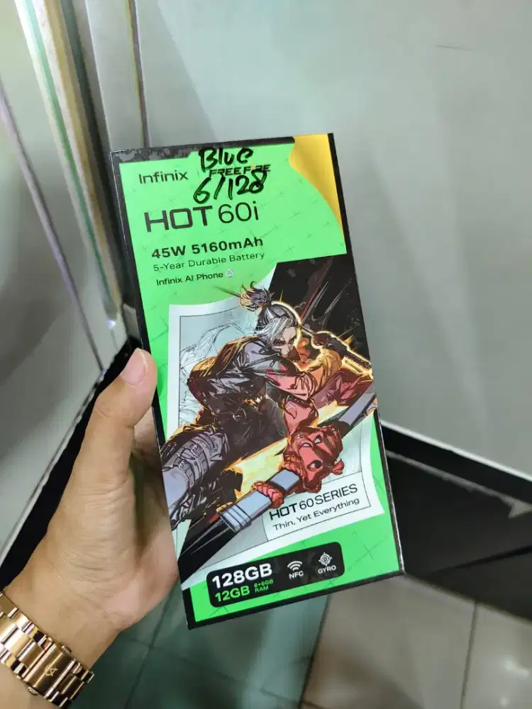 PROMO INFINIX HOT 60i 6/128 NEW GARANSI RESMI