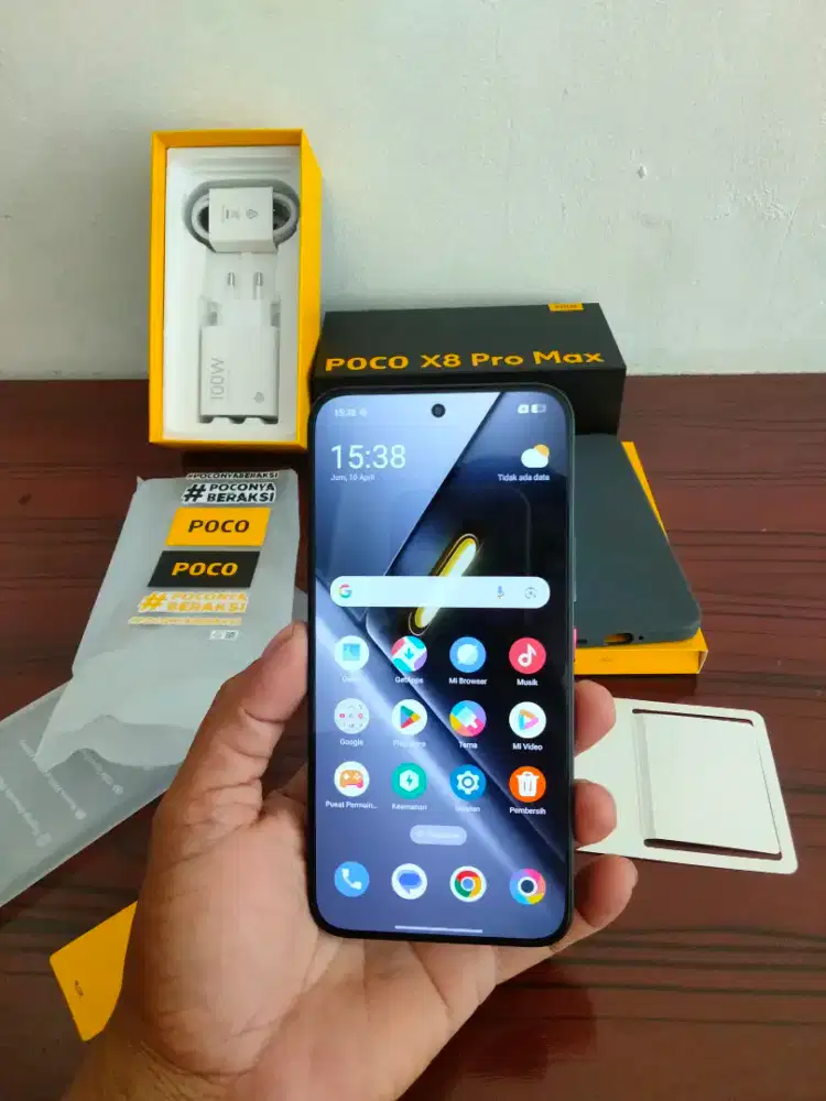 Poco X8 Pro Max Ram 12/512 Gb Fullshet Resmi Mulus TT Hp Lain