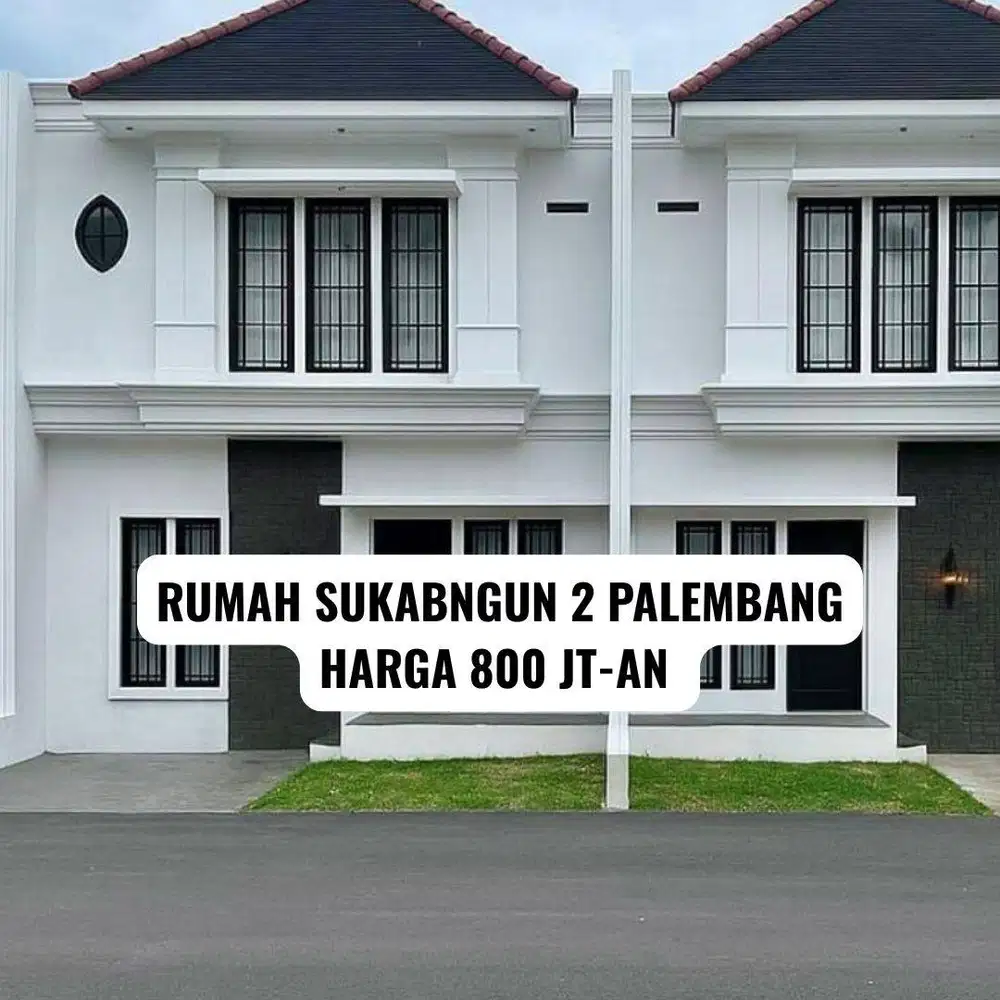 RUMAH CLUSTER SUKABANGUN 2 KOTA PALEMBANG