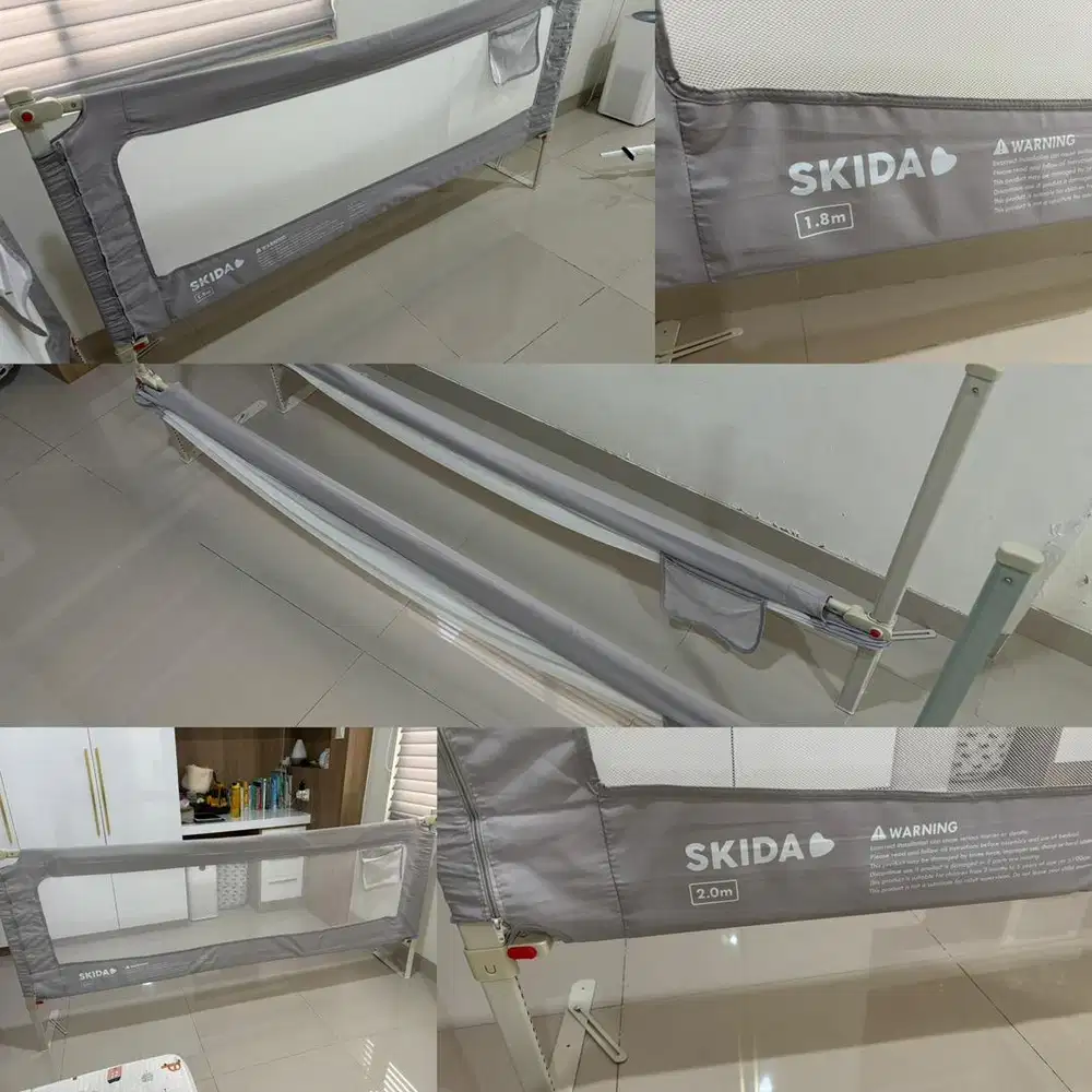Bed Rail Skida ukuran 1.8 dan 2 meter