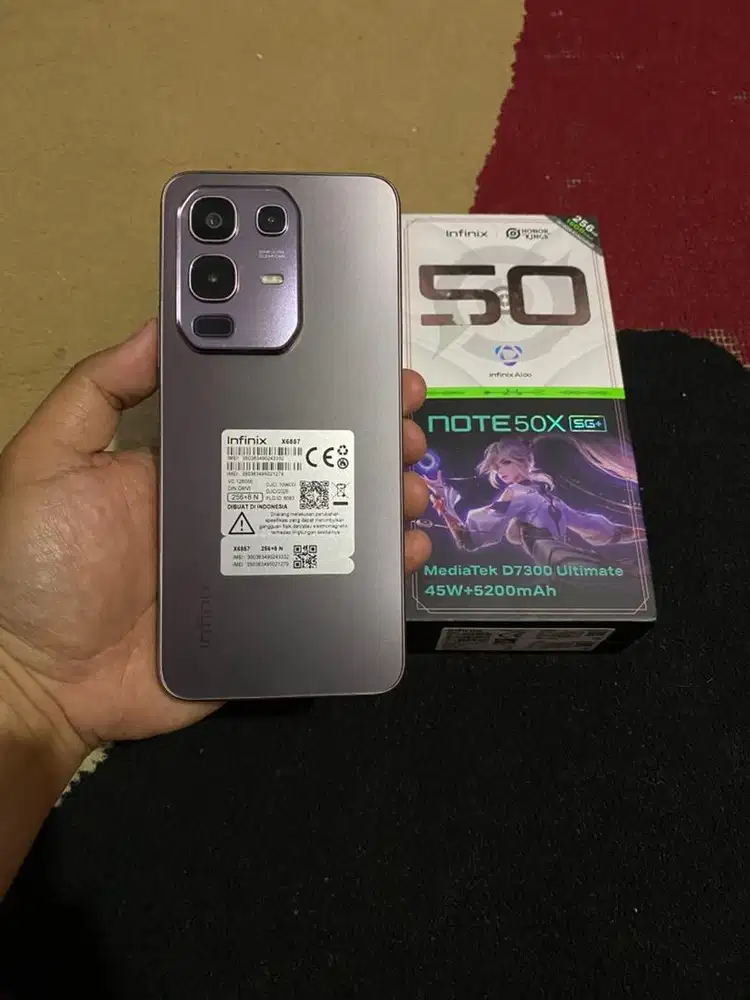 BISMILLAH INFINIX NOTE 50X 5G RAM 8/256 FULSET MULUS