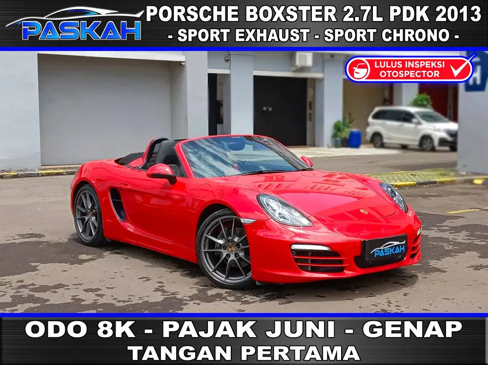 Porsche Boxster 2.7 PDK 2013 TAX=JUNI SPORT EXHAUST FULL OPTION Odo=8k