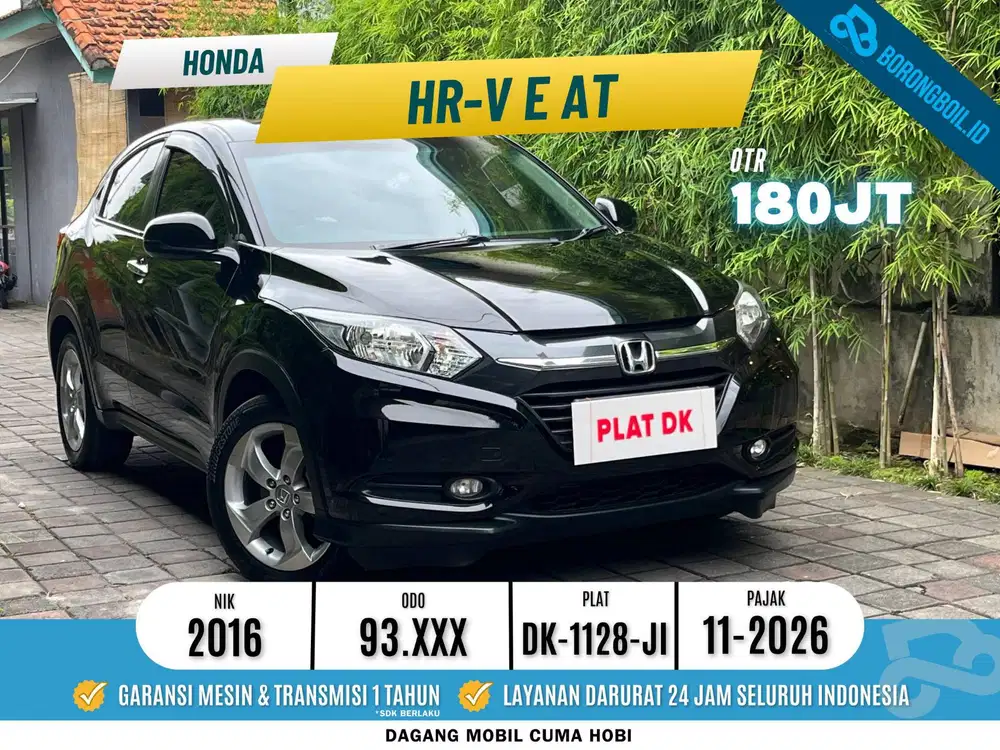 [TERMURAH] Honda HRV 1.5 E CVT Hitam 2016