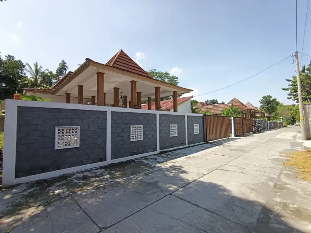 Hunian Estetik Siap Pakai! Rumah Joglo Mewah Dengan 5 Kamar Tidur