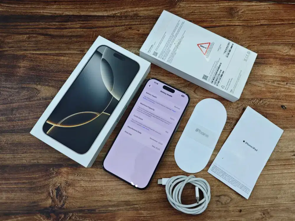 Apple Iphone 16 Pro Max 512GB Natural Ex ibox Mulus Lengkap bisa COD