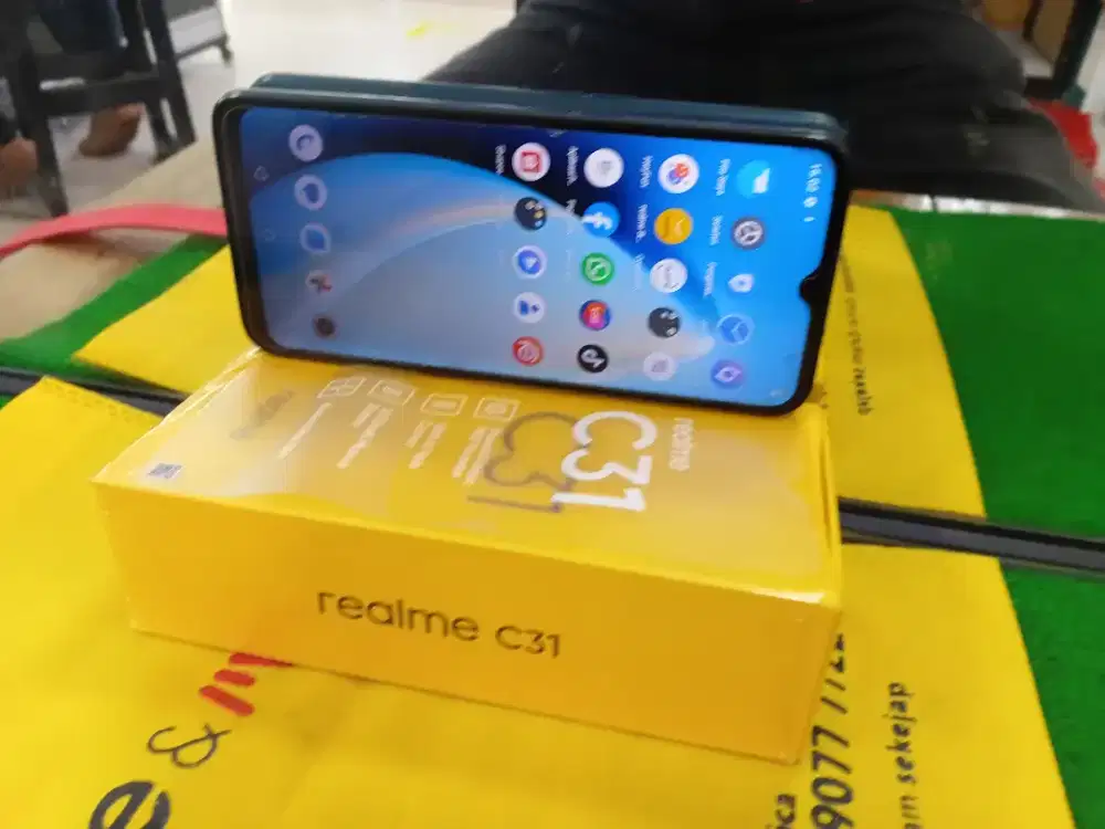 Realme C31 Ram 4/64 gb lengkap normal tampa kendala