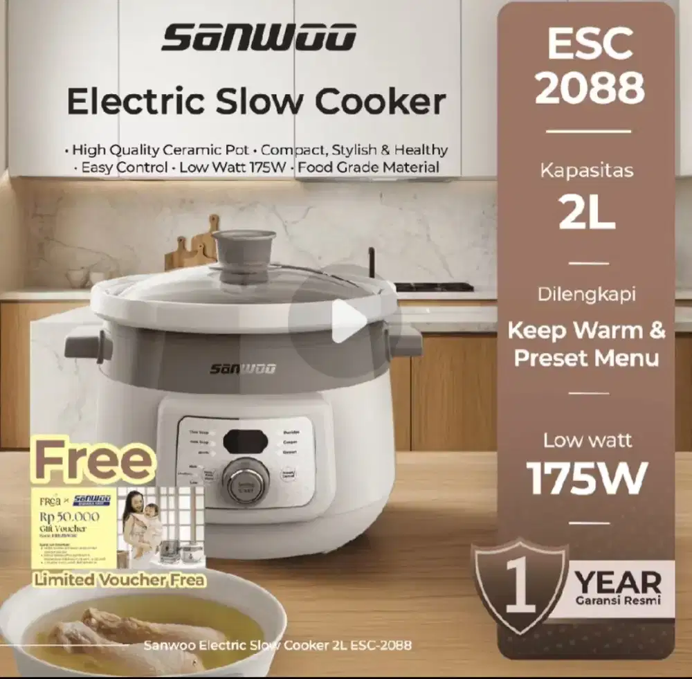 Slow cooker masak bergizi