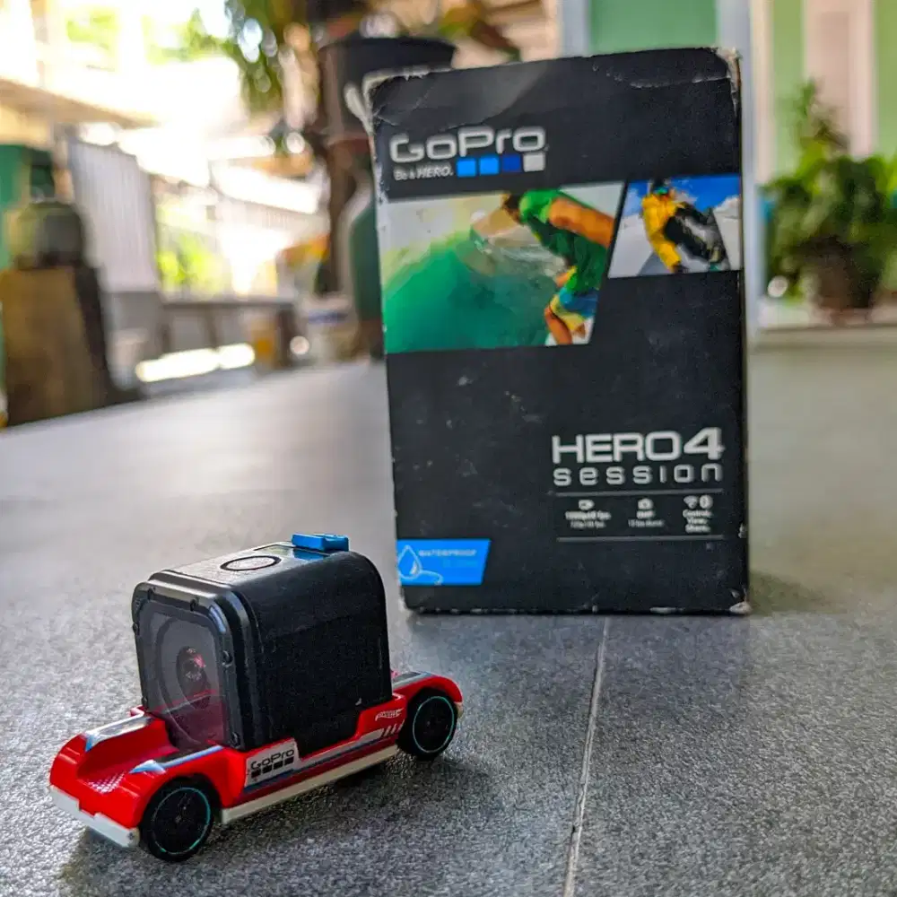 gopro hero session 4 x hotwheels action cam used good condition