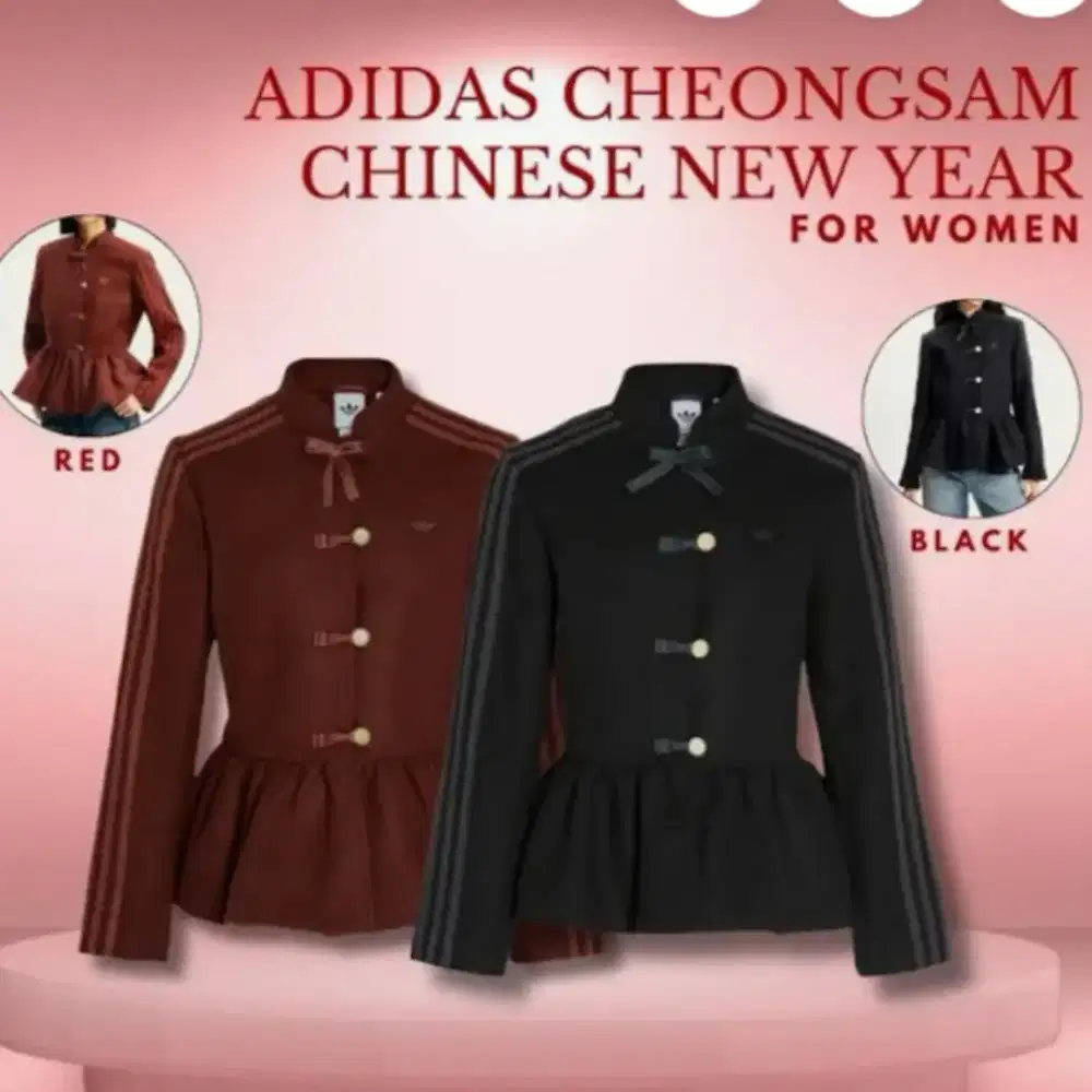 Jaket Adidas cheongsam girl