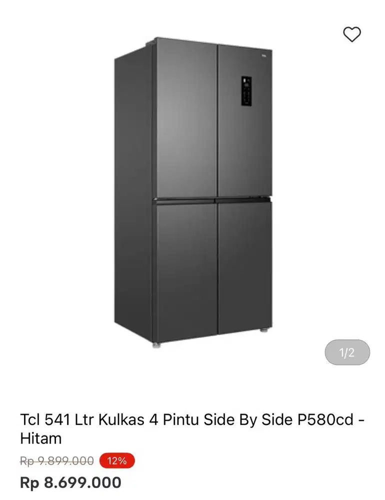 KULKAS TCL MULTIDOOT 541liter