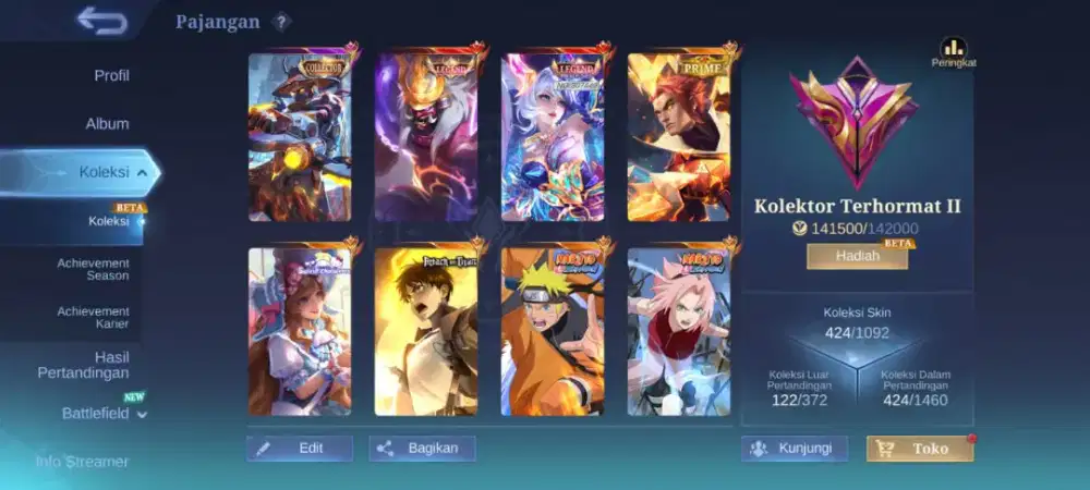 Jual Akun Ml, lgi BU buat berobat