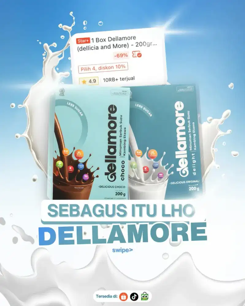 Susu Formula Kambing Etawa Dellamore Original