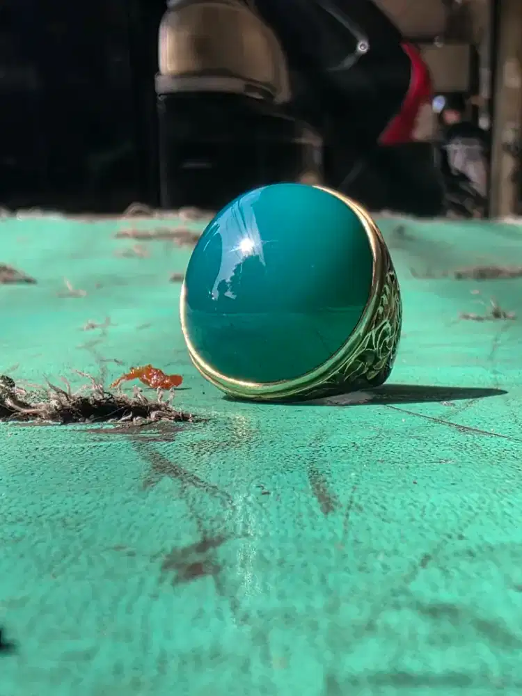 BACAN DOKO KRISTAL RING PERAK