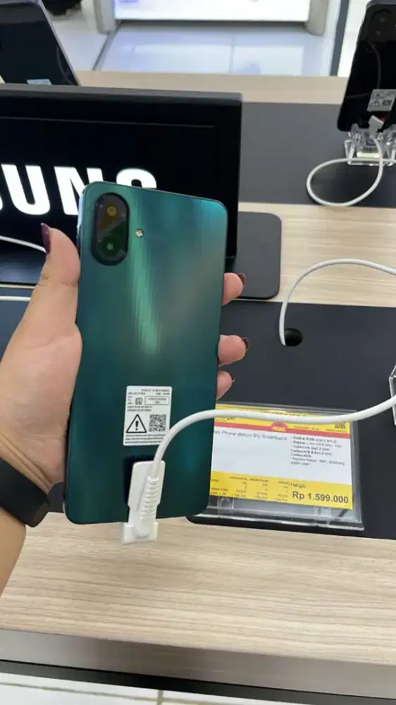 Samsung A07 4/64GB dapatkan voucher 100K