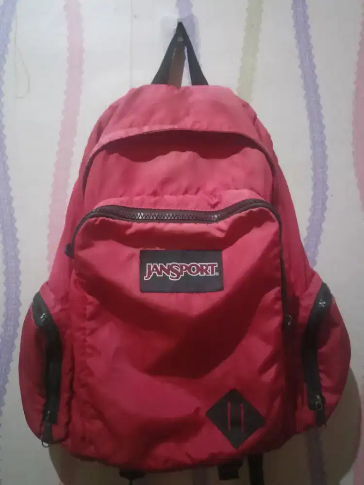 Bagpack JANSPORT red Second Branded ORIGINAL