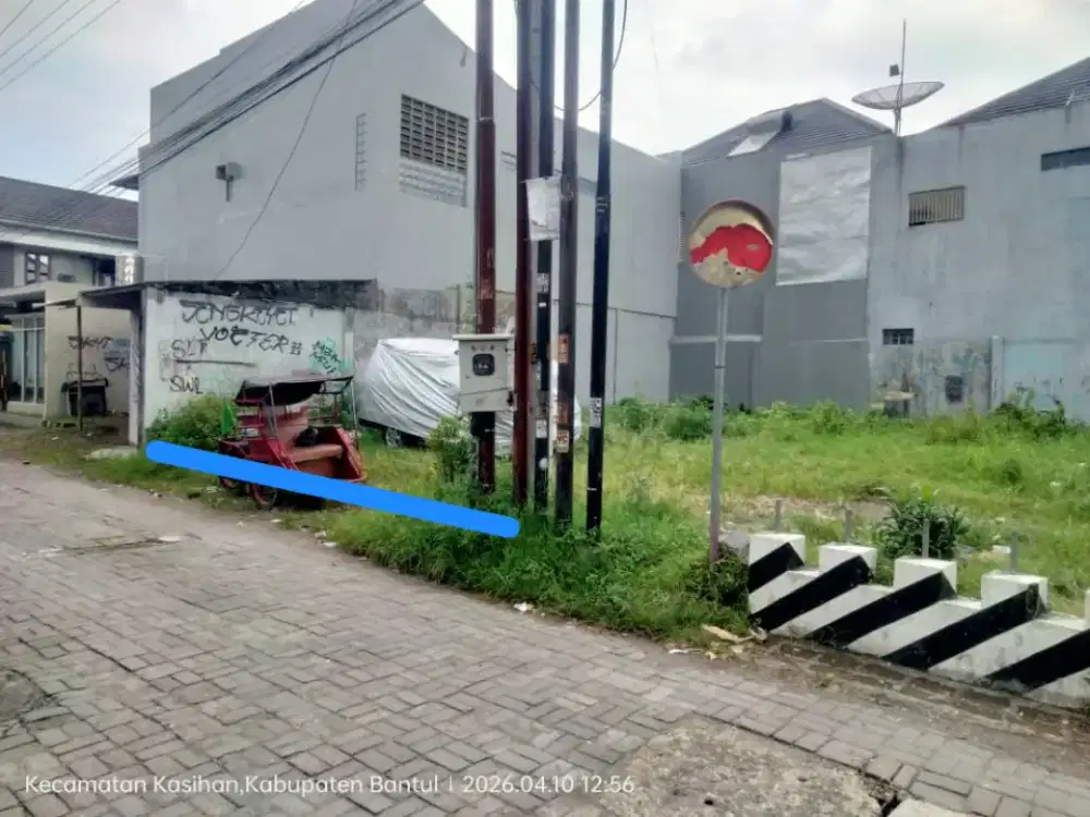 Tanah murah barat Wirobrajan dekat ke Kraton dan Malioboro