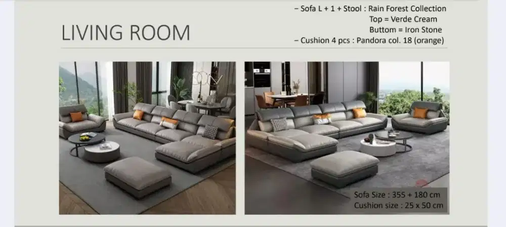 Dijual Sofa Set Custom Ex Bule Kondisi 90%