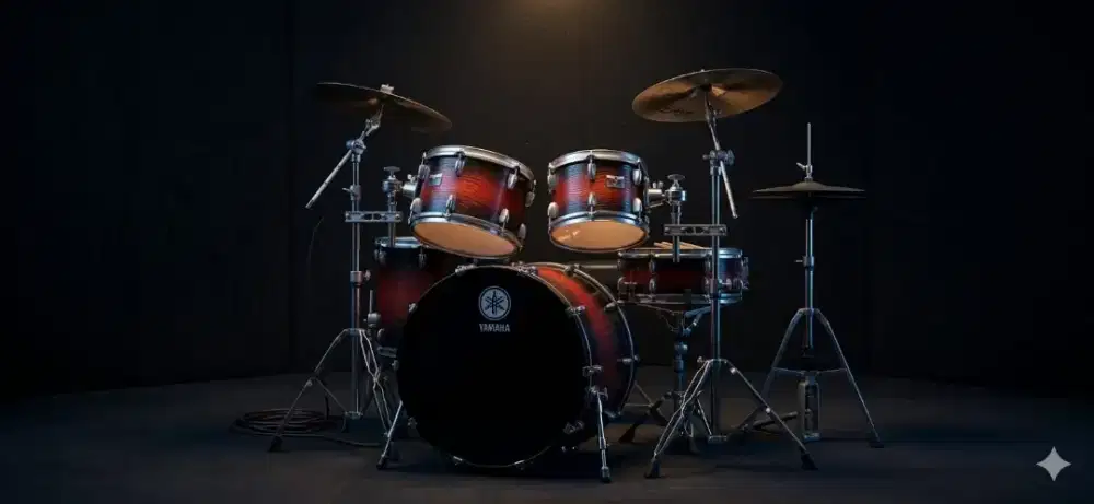 Drum yamaha rock tour custom original istimewa