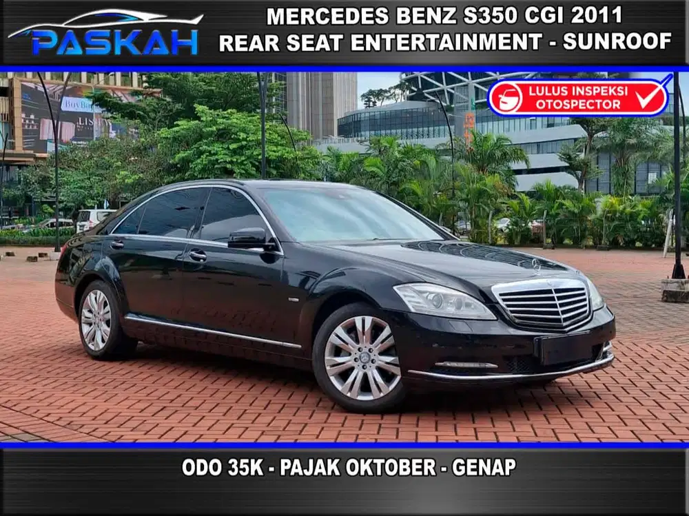 Mercedes Benz S350 V6 CGI RSE 2011 CGi antik Odo=35k Tax=OKTOBER Genap
