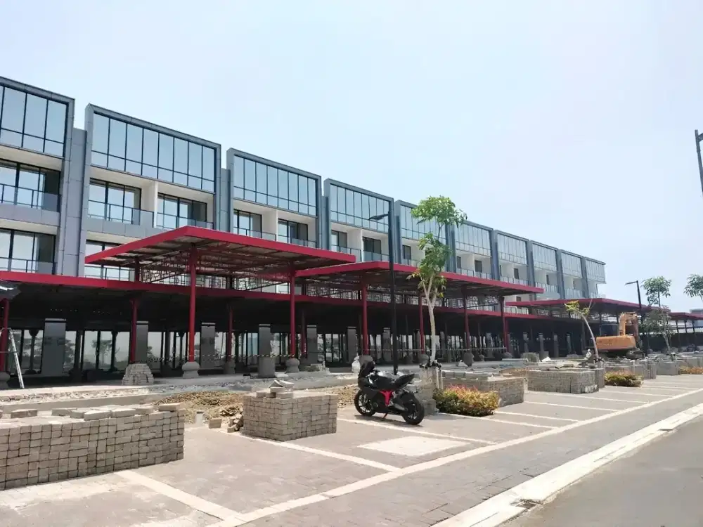 Ruko Mega Kuningan Fasad Office PIK 2 4,5x18 Sudah AJB Semi Furnished