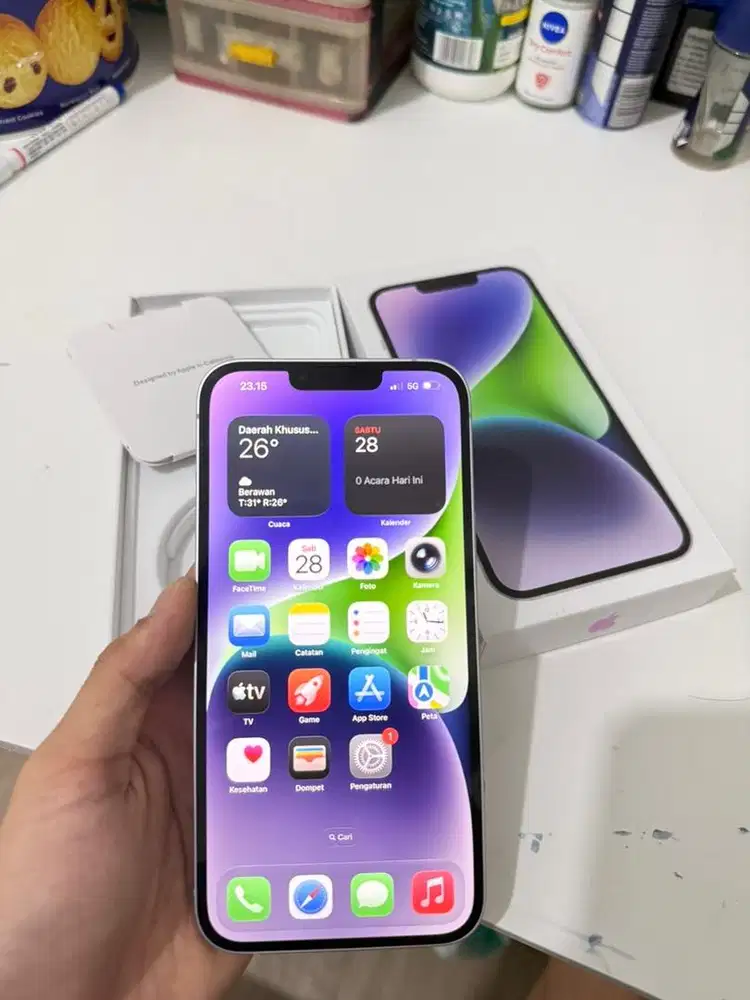 Apple iphone 14 plus 128 gb TIDAK SIMLOCk