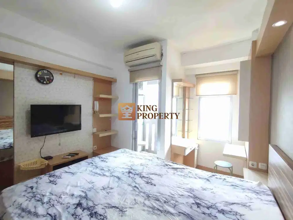 Interior Gen Z Banget! Disewa Studio 21M2 Full Furnished View Kota, Lokasi Strategis Apartemen Green Bay Pluit Greenbay