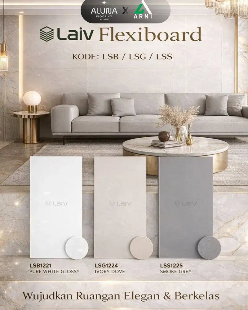 WALLBOARD Flexible Laiv kode LSB/LSG/LSS | WallBoard Panel Pvc | Dekor