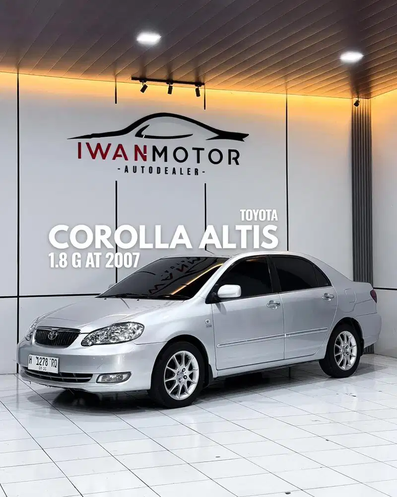 Low KM ! Toyota New Corolla Altis 1.8 G AT Tahun 2007
