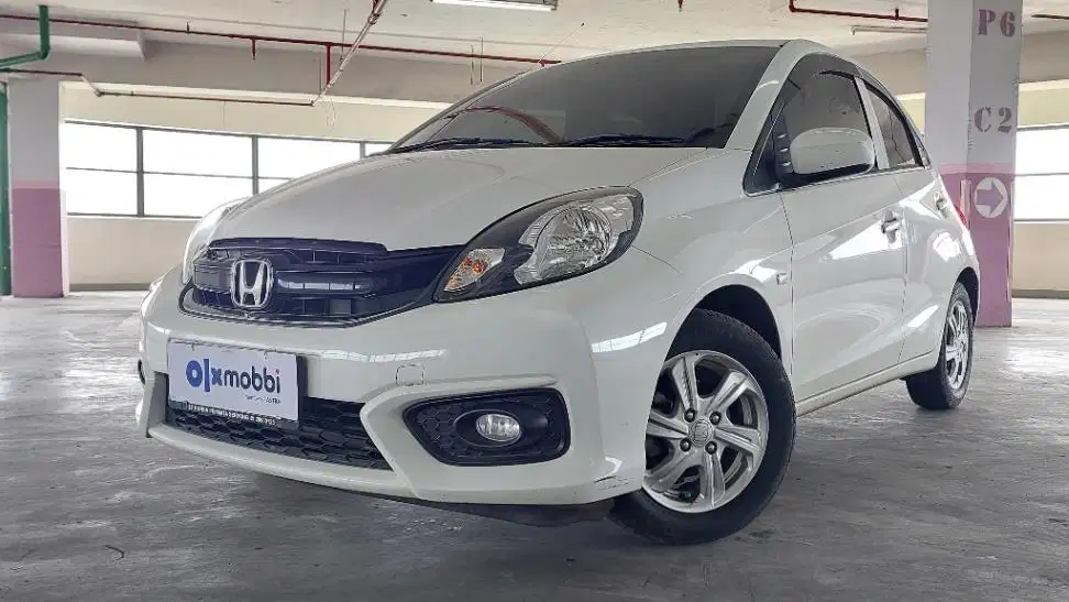 TDP 6,JT, Honda Brio Satya 1.2 E Bensin-AT Merah 2018