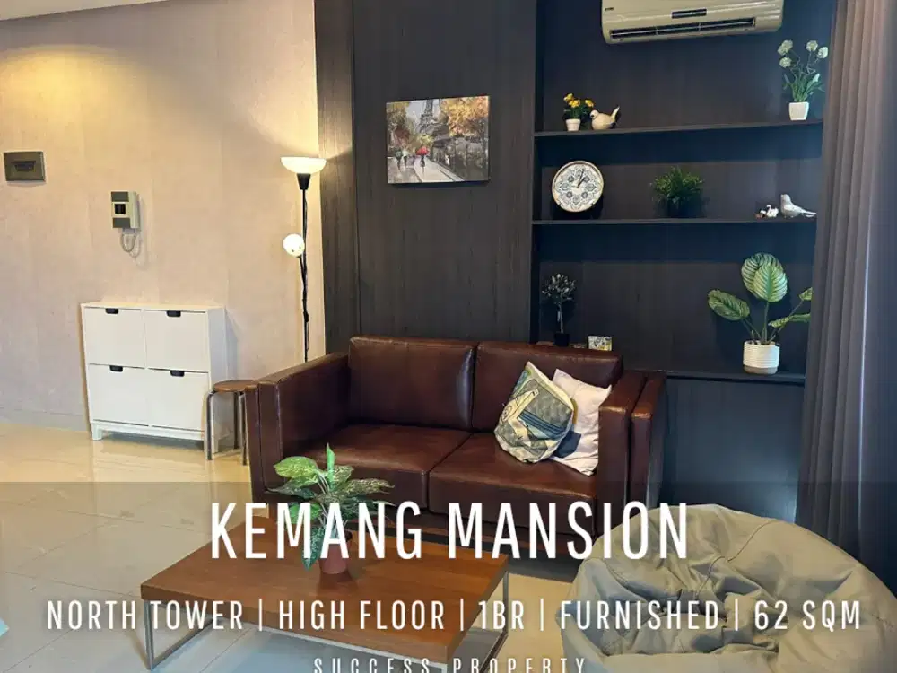 For Rent! The Mansion Kemang Apartment Tower North 1BR High Floor with City View
