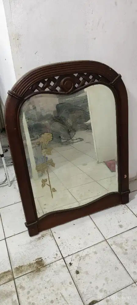 CERMIN KAYU BERAT KUALITAS BAGUS