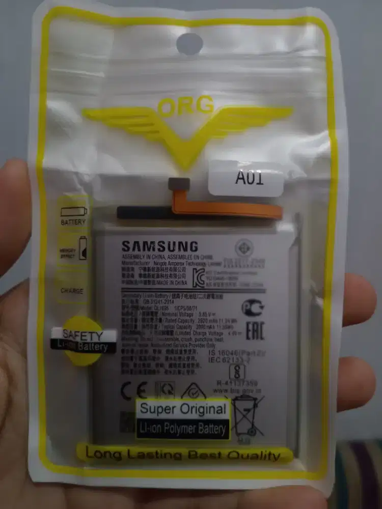 Baterai Tanam Samsung A01