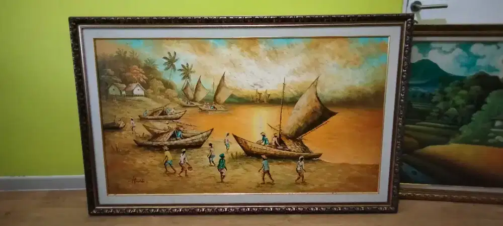Lukisan masih bagus bangat siapa cepat dia dpt
