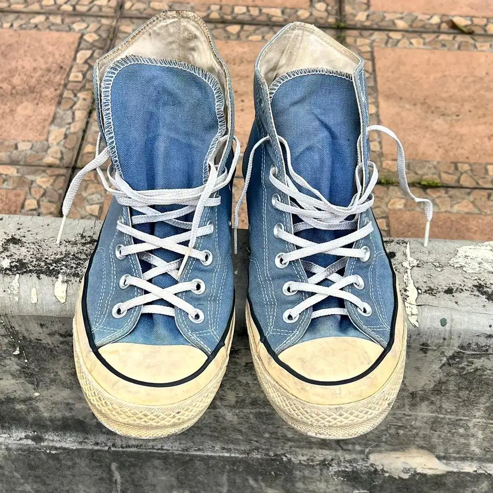 Sneakers Sepatu Converse Chuck Taylor 70s High Blue Size 45