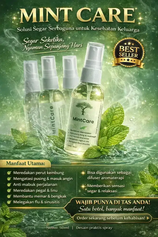 Spray aroma terapi mintcare