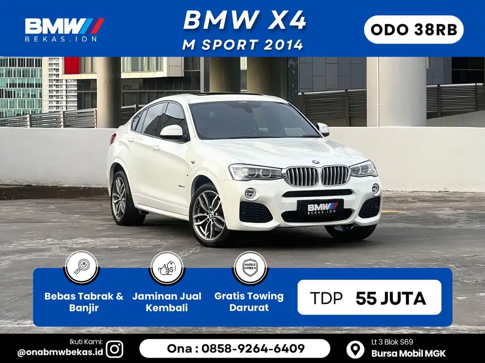 Odo 38rb BMW X4 2014 M Sport